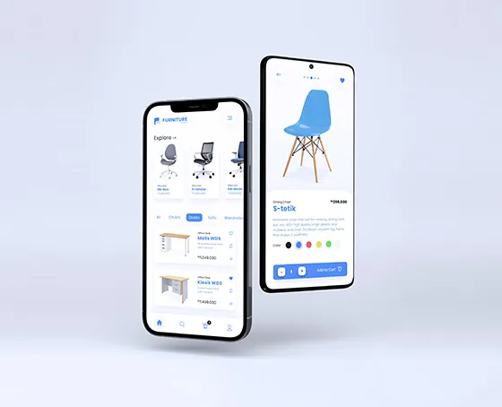 Furniture Shop Mobile Apps UI